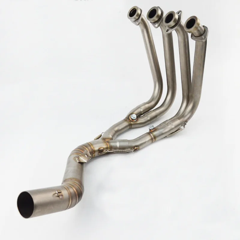 

Motorcycle Exhaust Full System Without Muffer Case For BMW S1000RR 2015 2016 2017 Escape Front Middle Link Pipe