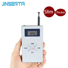 Jinserta мини-fm-передатчик личные Радио станции стерео аудио конвертер 70 мГц-108 мГц для Портативный Радио приемник
