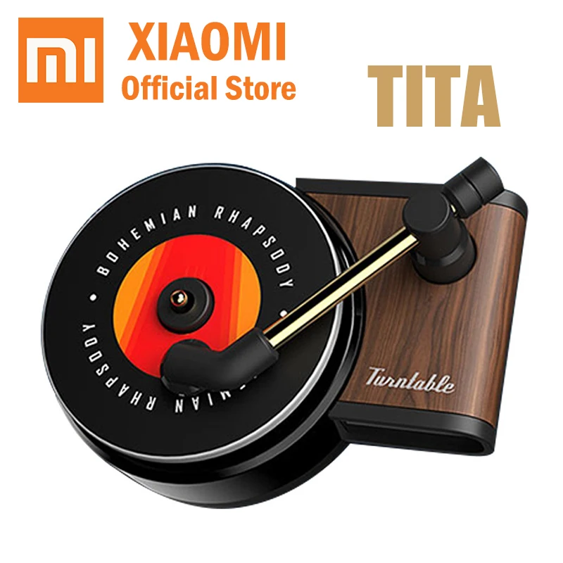 

Xiaomi Bcase TITA Turntable Car Fragrance Phonograph with Fragrance tablet 3pcs Mini Air Freshener Car Accessories