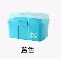 Высококачественные Многослойные коробочки для хранения портативная аптечка прочная аптечка первой помощи коробка для хранения сумки для хранения чемодана - Цвет: blue
