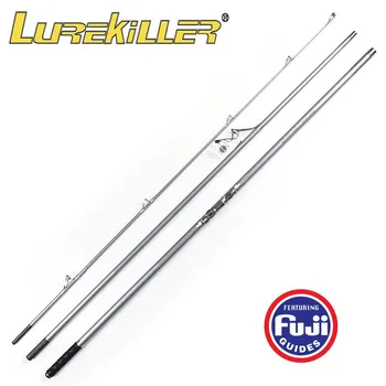 

LUREKILLER rock fishing rod long surf fishing rod 4.2M lure weight 100-250G 3 sections high carbon surf long casting rod