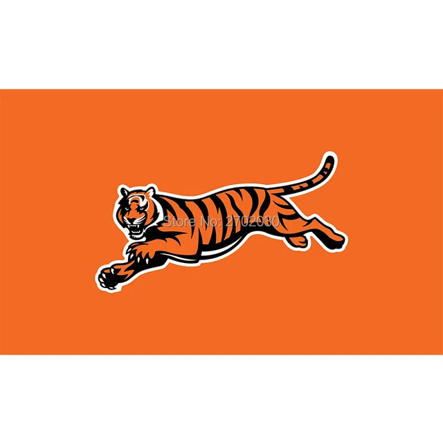 orange cincinnati bengals flag super bowl champions football team