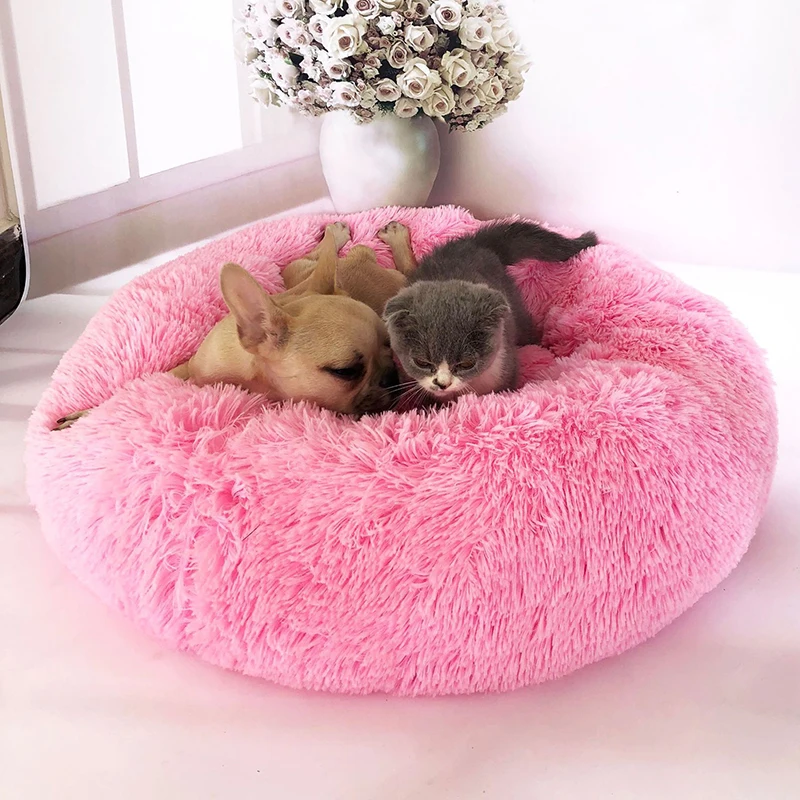 

Winter Warm Pet Dog Beds For Small Large Dogs Soft French Bulldog Pitbull House Bed For Dog Puppy Cat Dog Pillow Home cama perro