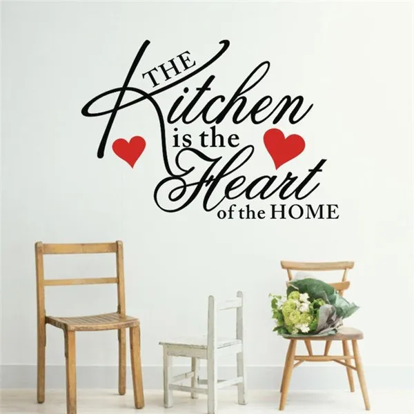 beautiful kitchen wall stickers quotes removable vinyl waterproof 3d