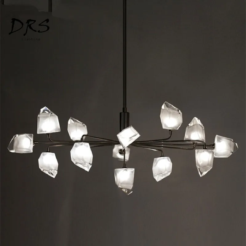 

Postmodern Simple Chandelier Living Room Designer Model Room Deco Lustre Pendant Lamp Restaurant Scandinavian Lighting Fixtures