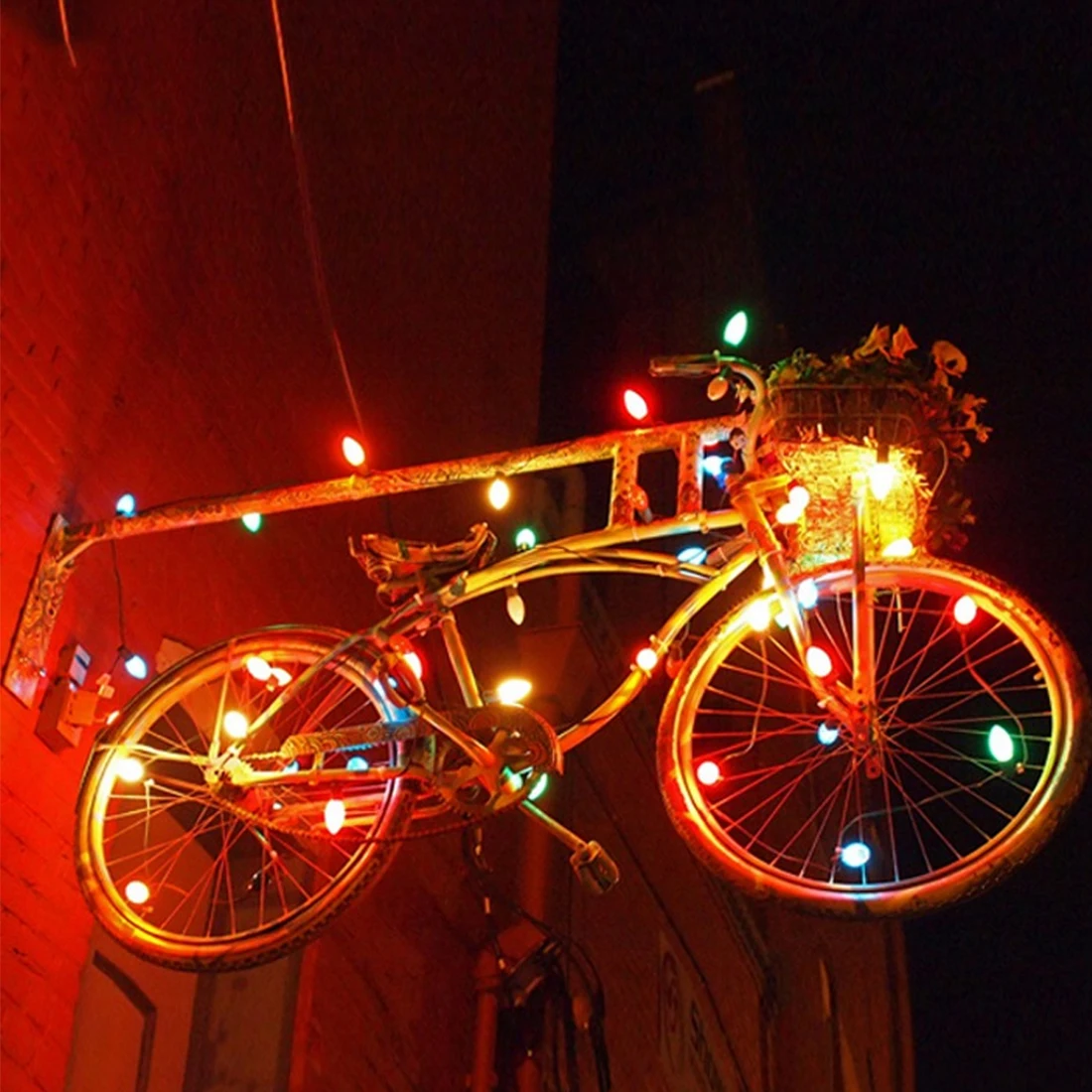 Sale High Quality 20 LED Bicycle Lights Mountain Bike Light Cycling Spoke Wheel Lamp bisiklet aksesuar 5