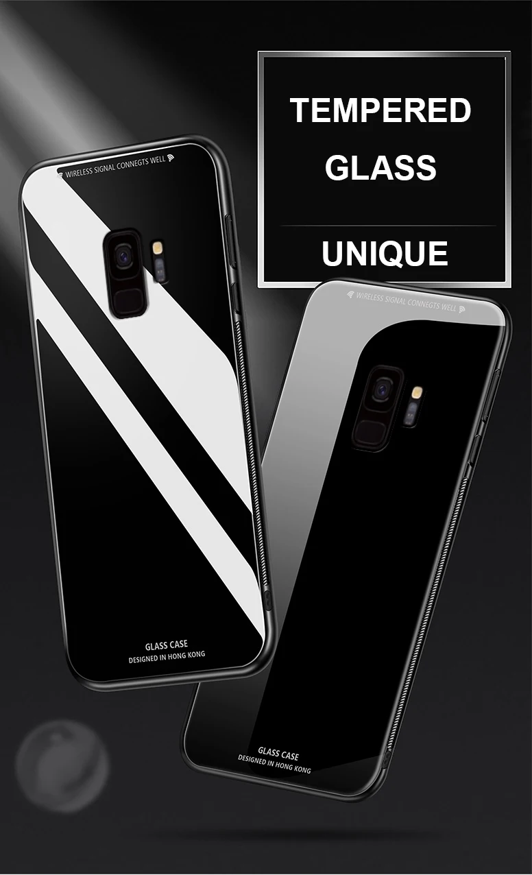 For-Samsung-Galaxy-A7-2018-Case-Luxury-Slim-Fit-Glossy-Tempered-Glass-Silicone-Frame-Hard-Cover(19)