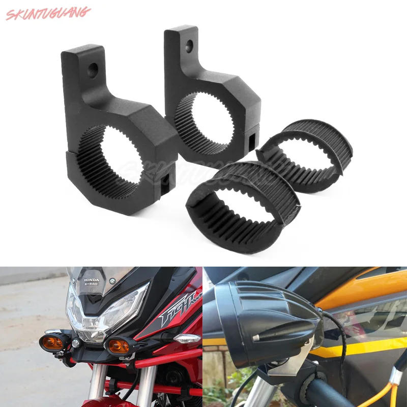 

2PCS 30MM-50MM Universal work Light Bracket Fog Light Mount Bull bar bumper Lamp Holder for Offroad vehicle Car Truck Motorcycle