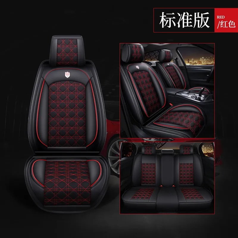 Автомобильные чехлы на сиденья для Ssangyong actyon korando kyron rexton zotye t600 uaz patriot roewe 350 mg3 6 - Название цвета: red