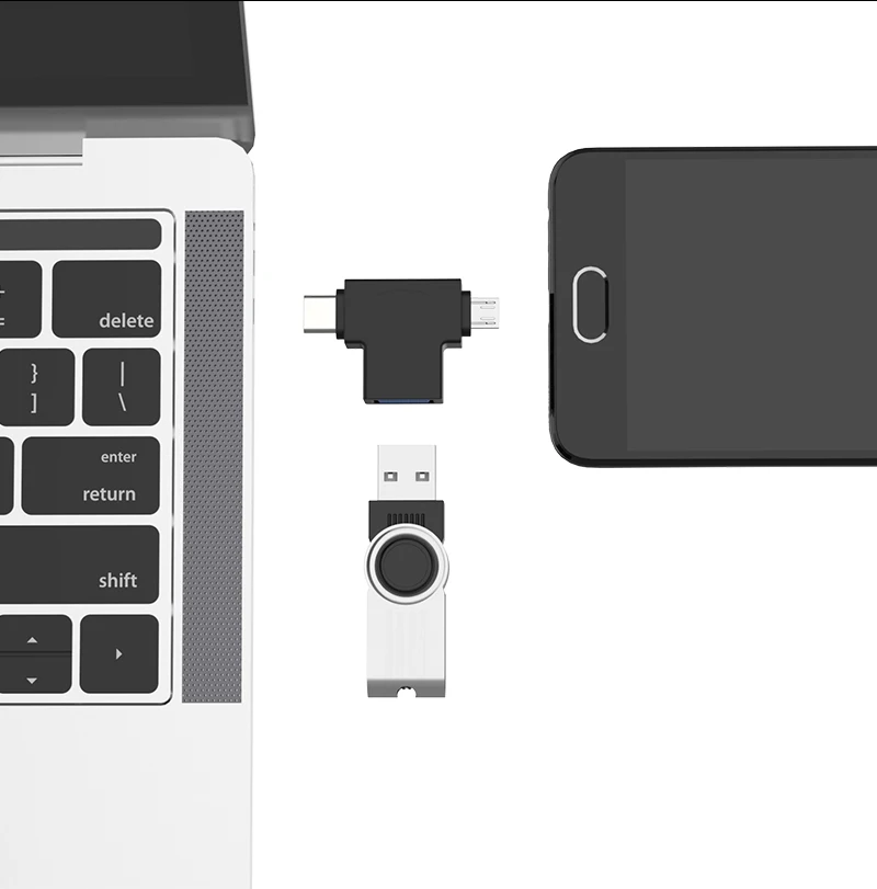 Robotsky OTG USB 3,0 type-C Mirco usb конвертер USB C Mrico usb мужчина к женскому USB3.0 для samsung huawei Letv Macbook Matebook