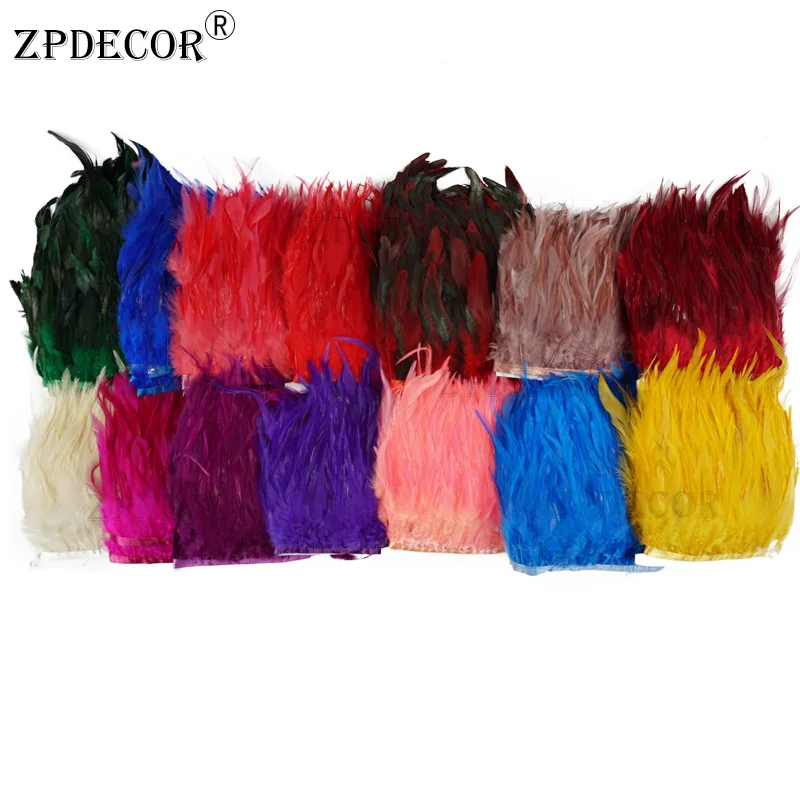 10-15 cm Rooster Feathers Trim 10 Yard Per Pack | Дом и сад