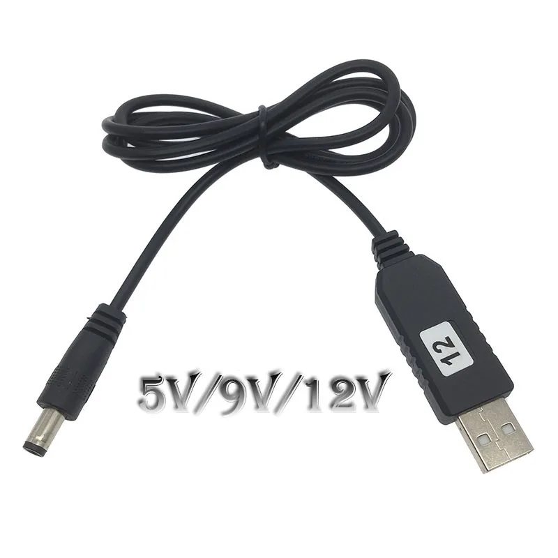 USB power boost line DC 5 В к DC 5 В/9 В/12 В Удлинительный модуль адаптер и конвертер USB для геймпада кабель 2,1x5,5 мм штекер