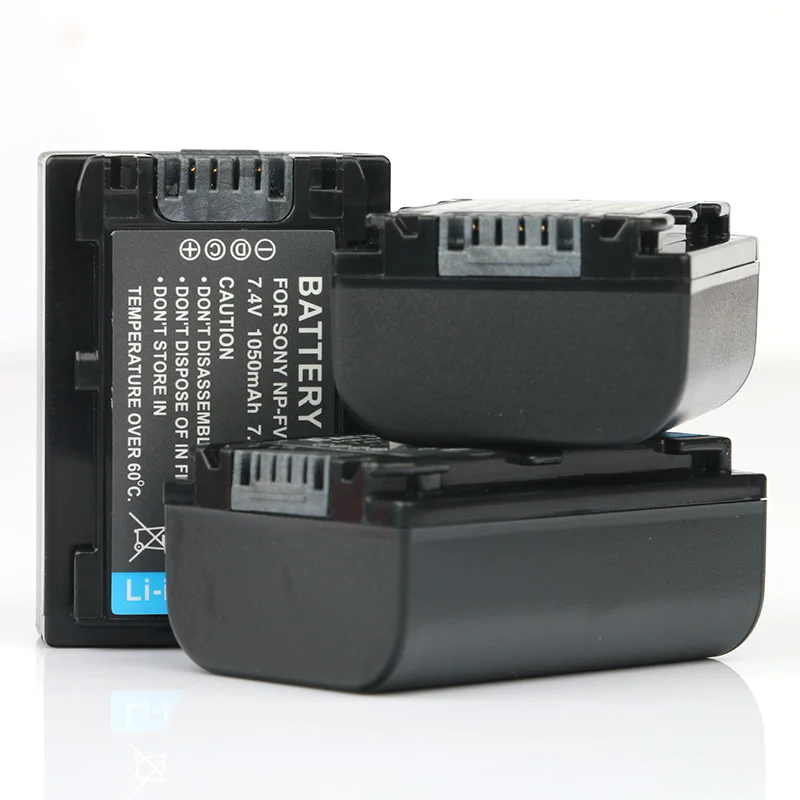 LANFULANG 3 Pack NP FV50 запасные батареи для Sony FV30 NPFV50 FV40 FV70 FV70A Цифровые аккумуляторы  | Цифровые аккумуляторы -32923684798