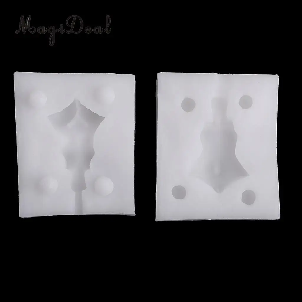 3 Sets Dolls Human Body Model Silicone Mold Polymer Clay Molds Handmade Craft Mold Fondant Cake Decorating Mould Baking Tools