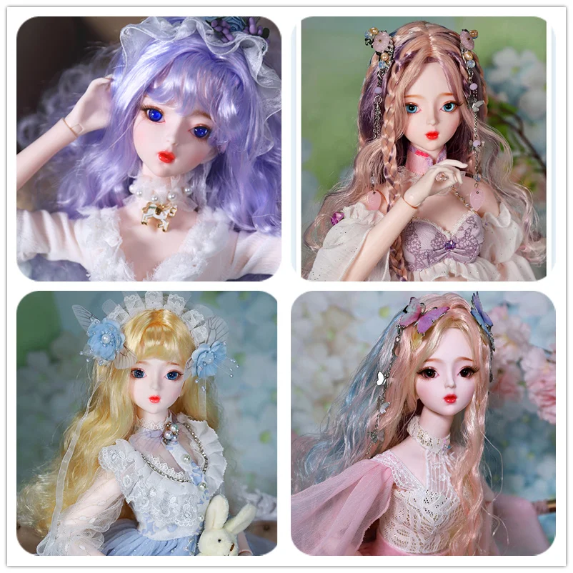 

1/3 BJD Blyth Doll Joint Body 60CM upgraded version can open the brain to change the eye combination set gift toys sd dolls