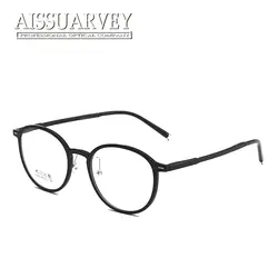 Круглый глаз очки Классический оптический рамки для мужчин женщин рецепт модные Винтаж Круглые очки ретро свет