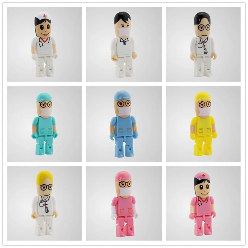 

Doctors memory stick nurses Lovely medical pendrive cartoon usb flash drive pendrive 4GB 8GB 16GB 32GB 64GB Doctors Gift