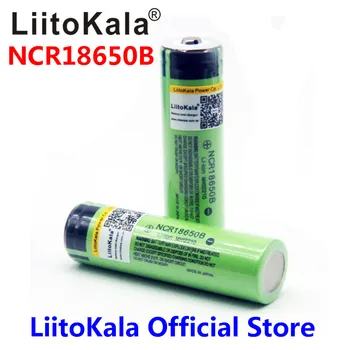 liitokala 18650 3400 3400mAh 3.7V NCR18650B Rechargeable Li-ion Battery for