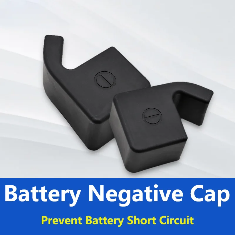 Najtaniej QHCP silnik samochodowy akumulator ujemny Terminal pokrywa Cap Protector materiał ognioodporny czarny 1 sztuk dla Subaru Forester 2019