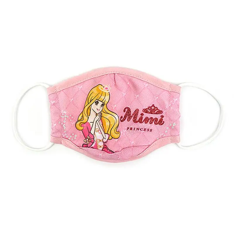 Корейская маска с фильтром для принцессы Мими, детская теплая противопротивотуманная маска с героями мультфильмов PM2.5 Пылезащитная