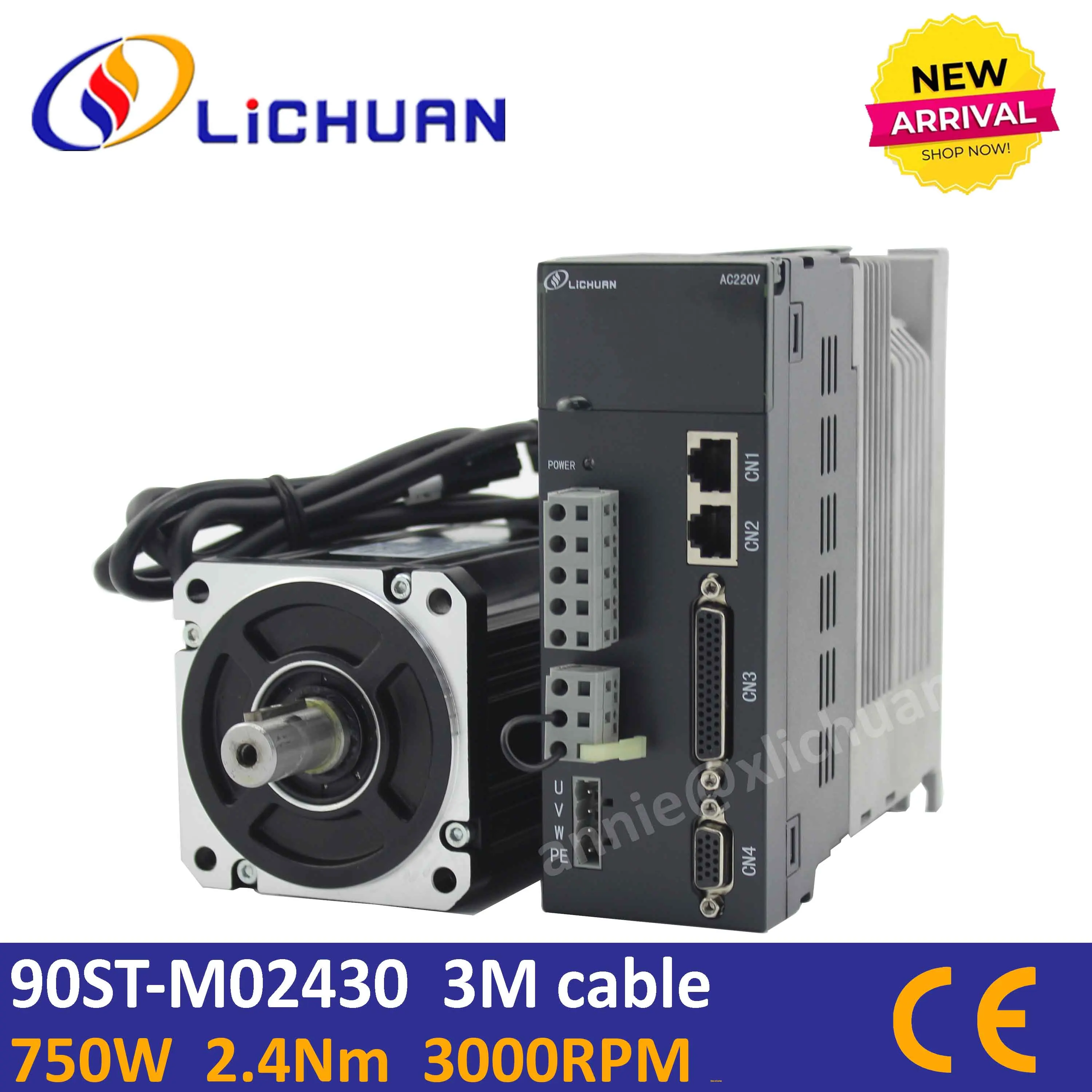 Lichuan 90st M02430 для 750 Вт сервопривод фланец двигателя 90 размер с сервоприводом