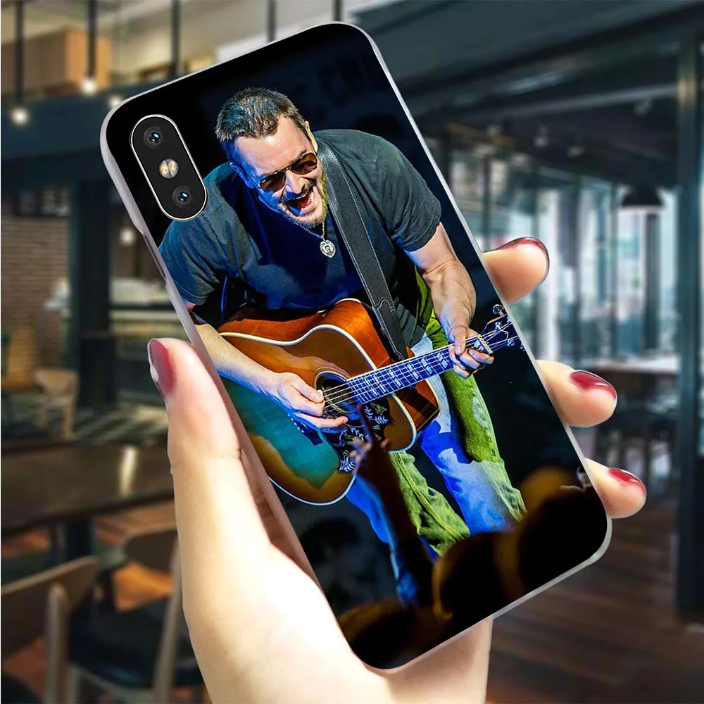 Plastic Phone Case for iPhone 8 Plus Eric Church Cover for iPhone Xs Max Covers 6 6S XR Xs Max X 7 5S 5 SE