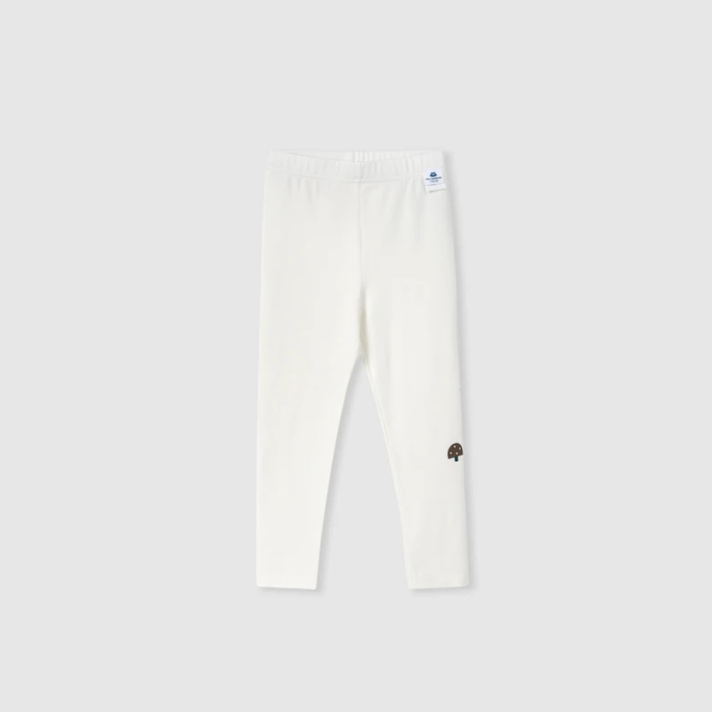 BalabalaChildren/мини-одежда; леггинсы для маленьких девочек; Новинка года; весенние детские штаны; повседневные брюки для мальчиков и девочек - Цвет: white