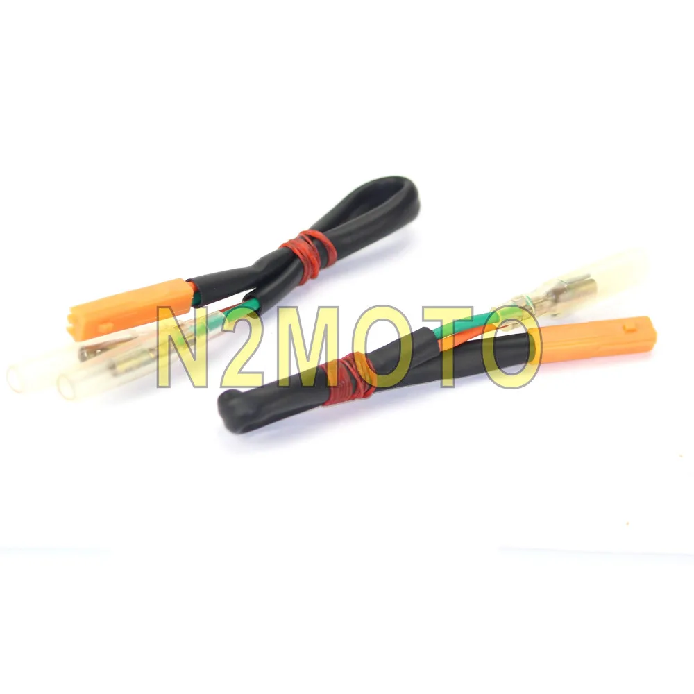 

Motorcycle Front / Rear Turn Signal Connector Harness Indicator Adapter Plug Leads for Honda 03-12 CBR 600RR 1000RR 08-16 VT750