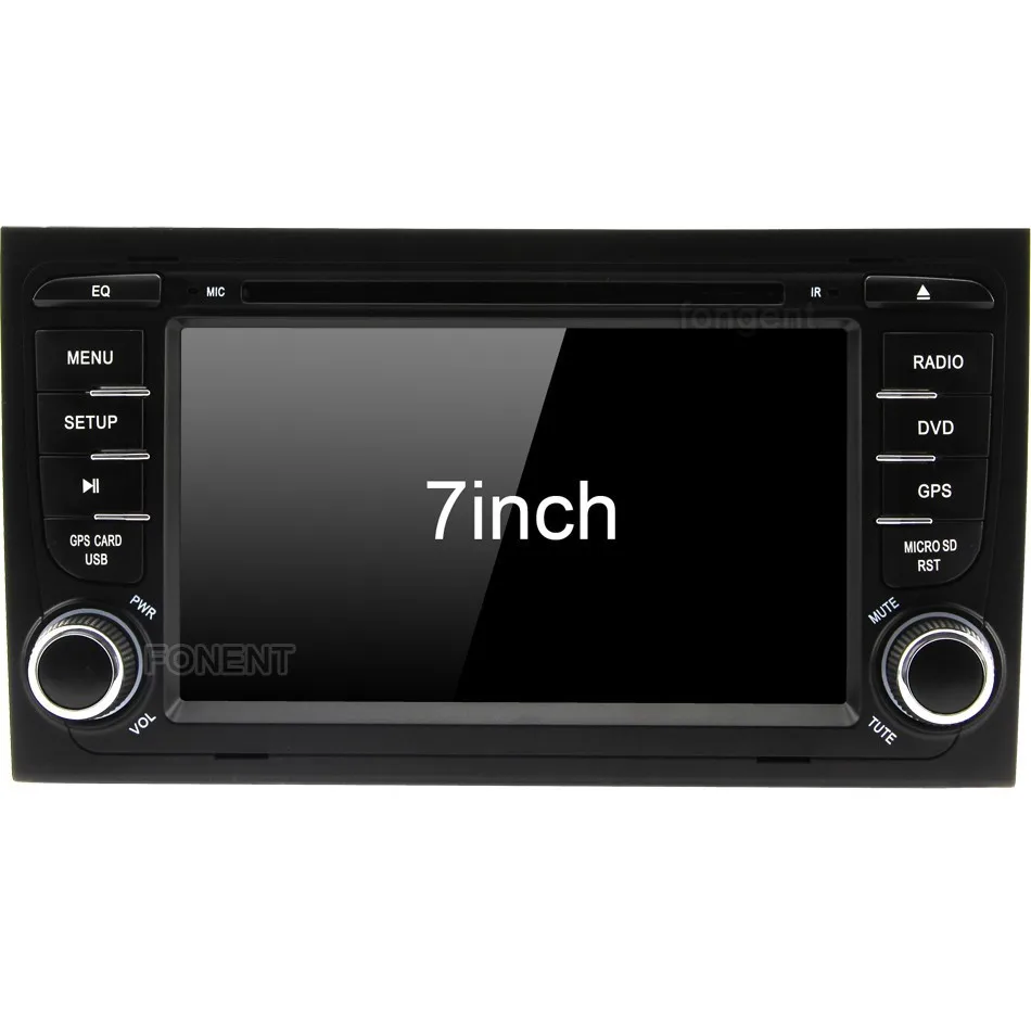 Perfect 7inch Android 9.0 Radio Car Radio DVD Multimeida Player GPS for Audi A4 B6 B7 S4 B7 B6 RS4 2002-2008 RS4 B7 SEAT Exeo 2008-2012 4