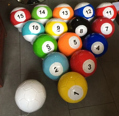 5 #16 шт. Gaint Snook Ball Soccer 8 дюймов в игре Snookball огромный Бильярд бассейн Футбол включает