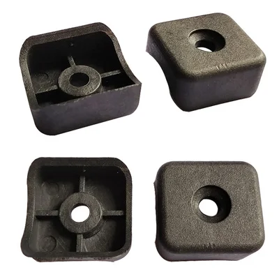32mm tube 4 шт./лот пластиковые ножки для офисных стульев колодки Чехлы бампер демпфер табурет ноги анти-передний наклон u-типа труба мат 22 мм стальная труба зажим - Цвет: 32mm tube