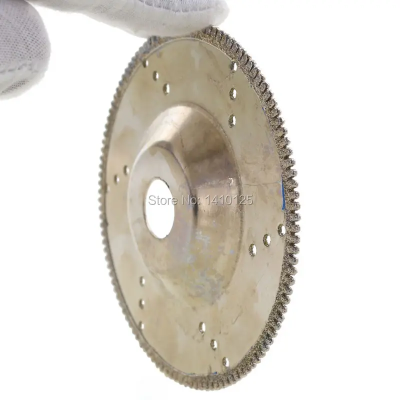 4" inch Diamond Coated Grinding Disc Wheel Serrated For Angle Grinder Grit 60 