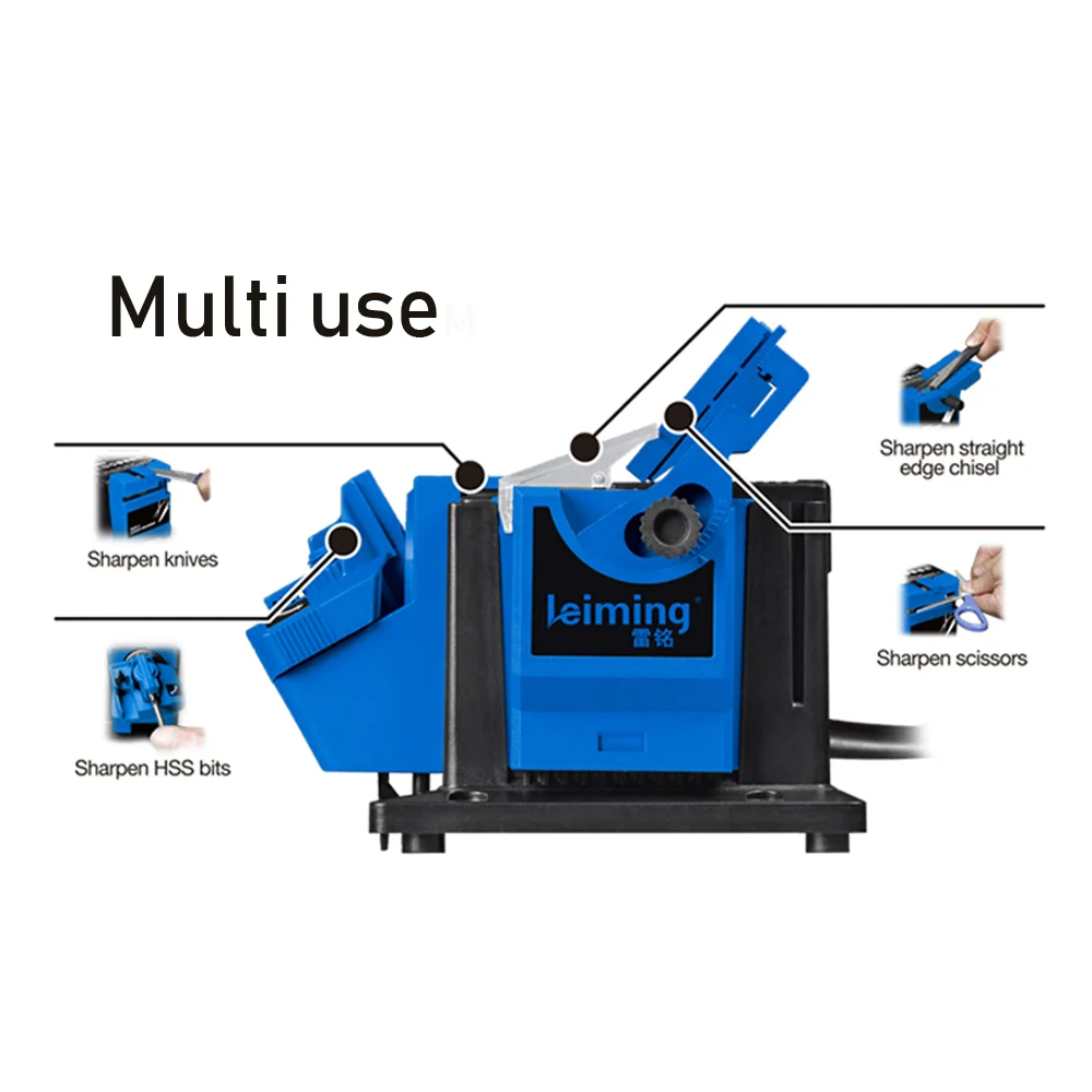 Многофункциональная точилка бытовой шлифовальный инструмент для заточный нож Twist HSS сверла ножничный долото электрический шлифовальный станок