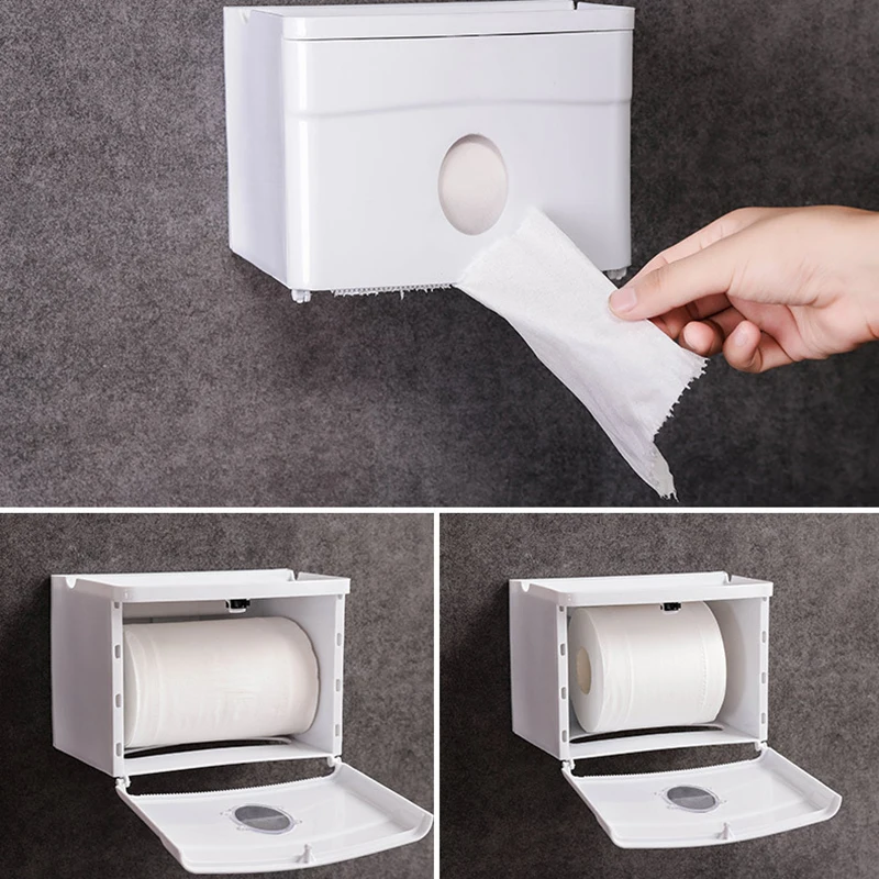 

Napkin Holder Square Shape Tissue Box Case Home Kitchen Paper Holdler Storage Box Accessories