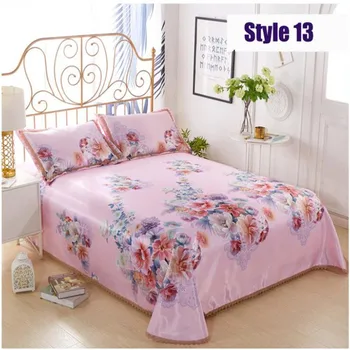 

Reactive print summer cool bed sheet cool mattress mat printed ice bedspreads 1pcs bed cover+2pcs pillowcases set for 1.8/2m bed