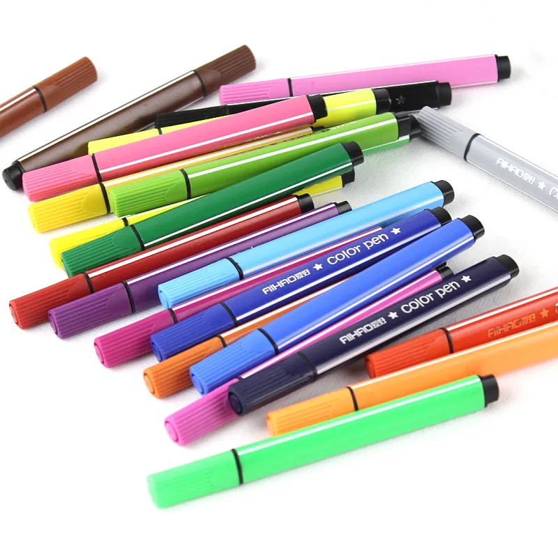 Color Pen Art Marker Drawing Set Colors Children Watercolor Pen Safe Non Toxic Water Washing Graffiti Health And Environmental Marker Drawing Art Markerspen Art Aliexpress