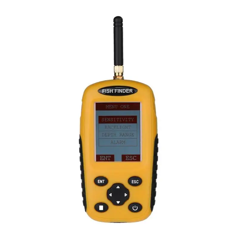 

100M Wireless Fishing Finder 2.4 inch Dual TFT Color Screen Sonar Sensor Alarm Fish Detector Finder with LED Backlight
