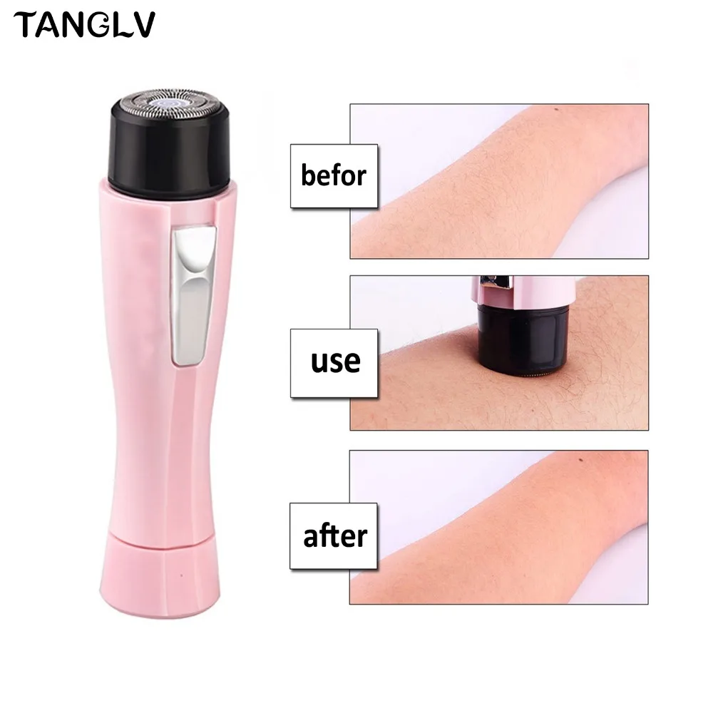 TANGLV Waterproof Electric Lady Women Shaver Mini Female Epilator Hair