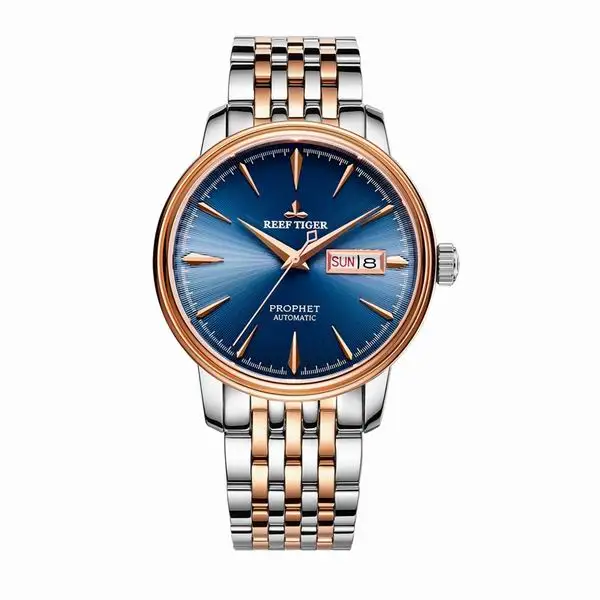 Часы Reef Tiger Aurora Serier RGA8236 мужские модные деловые ультратонкие с циферблатом