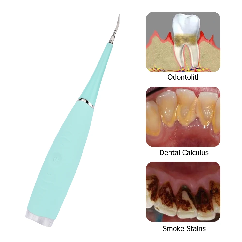 Teeth Whitening Waterproof Tooth Stain Eraser Tartar Teeth Stains Scaling Tools USB Charging Ultrasonic Dental Cleansing Machine