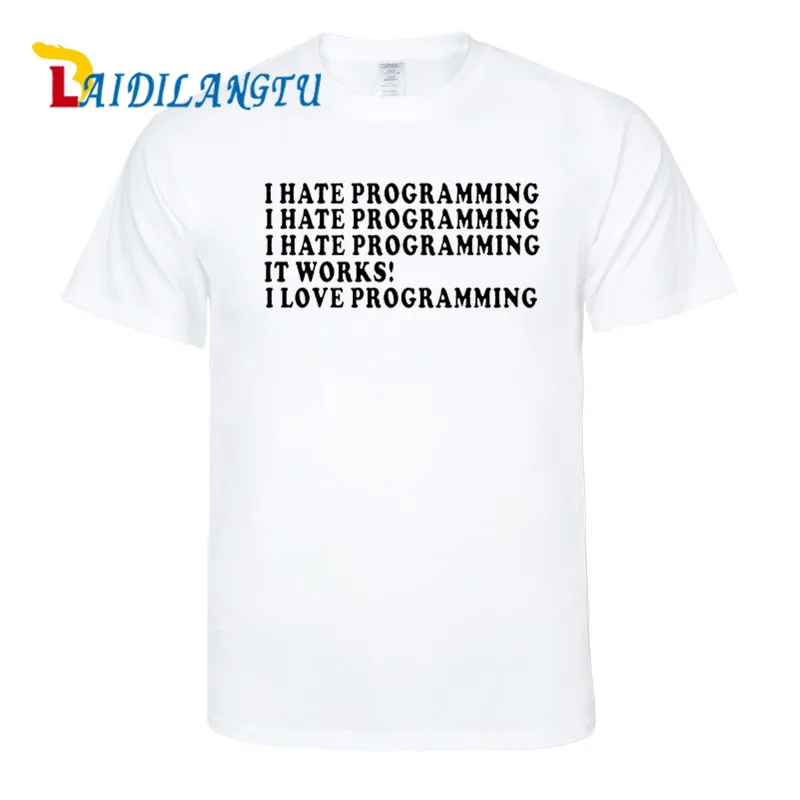 High Quality I HATE PROGRAMMING FUNNY Computer Programmer