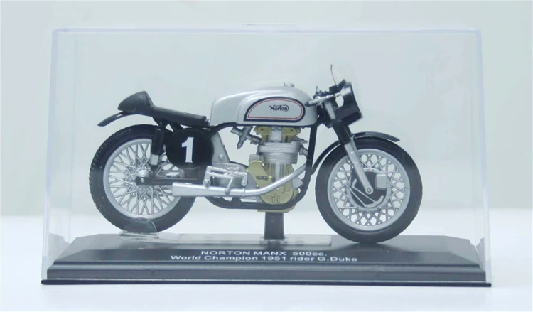 RIAN DAY 1/22 масштаб гоночный мотоцикл NORTON MANX 500cc чемпион мира 1951 литой металлический мотоцикл модель ручной работы игрушка для коллекции