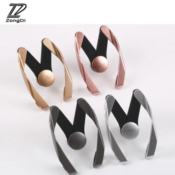 

ZD 1Pc Auto air conditioning outlet mobile phone stand M-type stand for VW polo BMW e46 e39 Renault duster megane 2 accessories