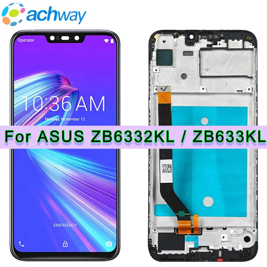 

6.2" Original New Screen For Asus Zenfone Max M2 ZB633KL LCD Display Digitizer Touch Panel Screen Assembly ZB632KL X01AD LCD