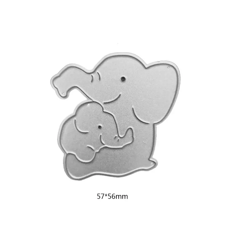 Elephant Box Metal Cutting Dies Stencils Scrapbooking Embossing Paper Craft DIY
