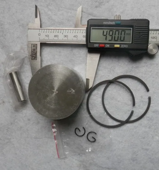 Piston With Rings Clips /& Pin Fits STIHL Chainsaw Ts400 TS 400 49mm for sale online