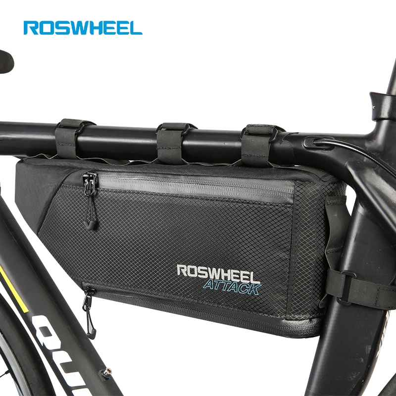 Clearance ROSWHEEL Bicycle bags Bike head front tube bag Full waterproof nylon Tail saddle bags Bicycle panniers ATTACK SERIES 4 Clearance ROSWHEEL Bicycle bags Bike head front tube bag Full waterproof nylon Tail saddle bags Bicycle panniers ATTACK SERIES 4
