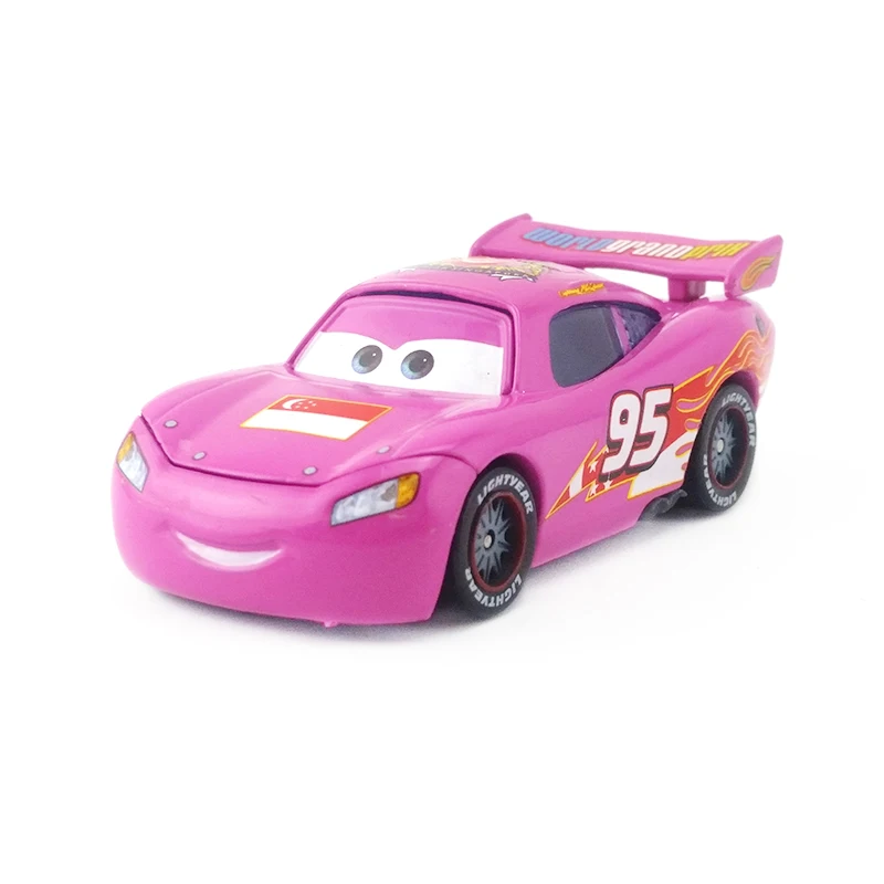 Disney Pixar тачки No.95 Молния Маккуин Сингапур металлическая литая Игрушечная машина
