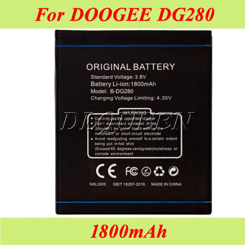 Аккумулятор Для DOOGEE DG280 1800 мАч высокое качество фотоаккумулятор LEO|battery for doogee|battery