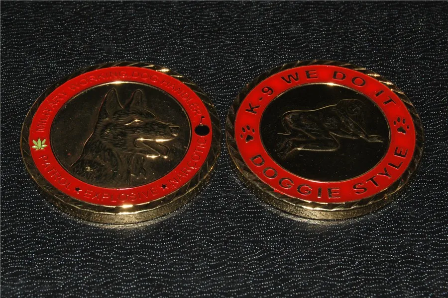 WORKING DOG K9 Challenge Coin (14)